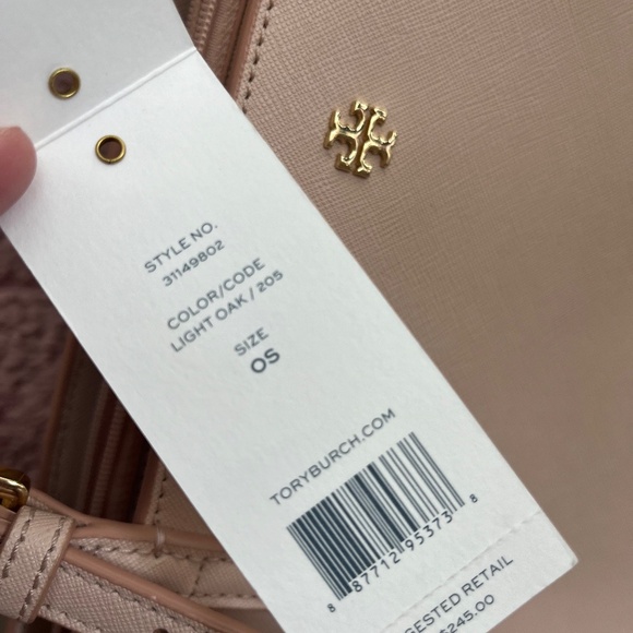 Tory Burch Saffiano Leather Tote/ Light Oak/Excellent Condition - Picture 4 of 16